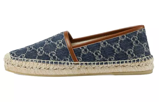 Туфли GUCCI GG Denim Espadrilles Women's