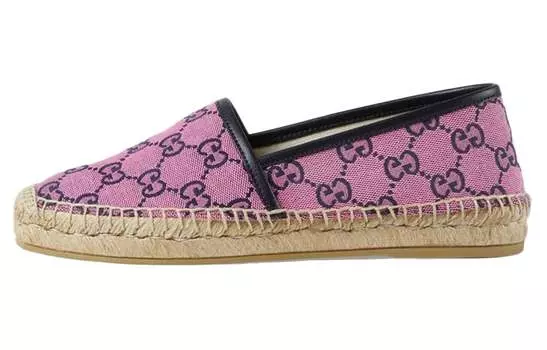Эспадрильи женские Gucci, розовый / черный