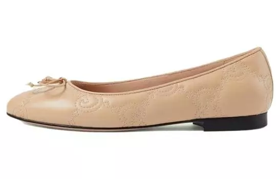 Балетки женские Gucci, бежевый