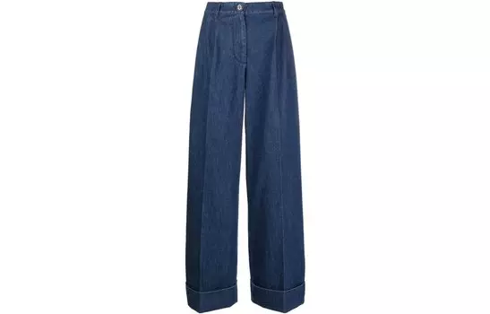 Джинсы женские Gucci High-waist Wide-leg, синий