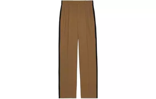 Брюки женские Gucci High-waisted, коричневый / черный