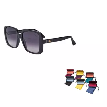 Очки солнцезащитные женские Gucci прямоугольные, черный