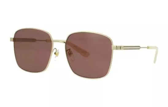 Очки солнцезащитные женские Gucci, темно - коричневый