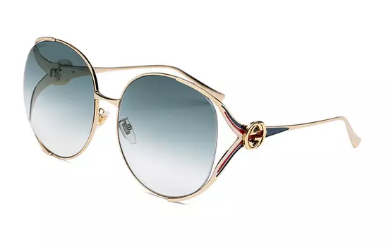 GUCCI Женские солнцезащитные очки, Dark Green/004