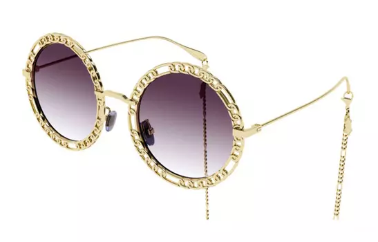 GUCCI Женские солнцезащитные очки, Gold