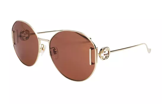 GUCCI Женские солнцезащитные очки, Gold