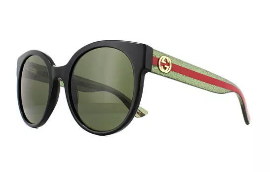 Солнцезащитные очки Gucci женские, зеленый