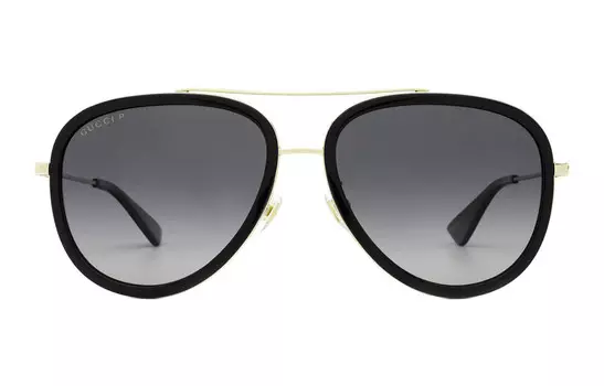 Gucci Женские солнцезащитные очки, золото