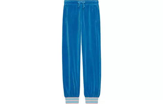 Штаны спортивные Gucci женские, синий