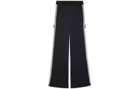 Штаны спортивные женские Gucci с полосами, черный / белый