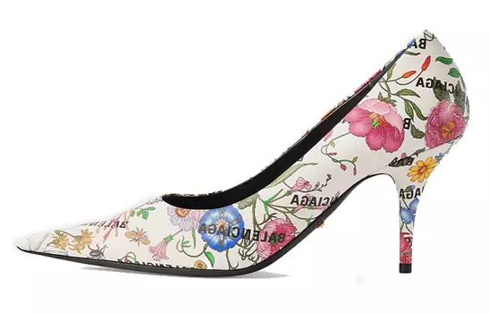 Туфли женские Gucci x Balenciaga The Hacker Project, белый