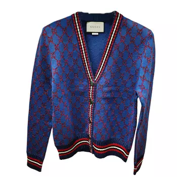 GUCCI Женский джемпер FW24, синий