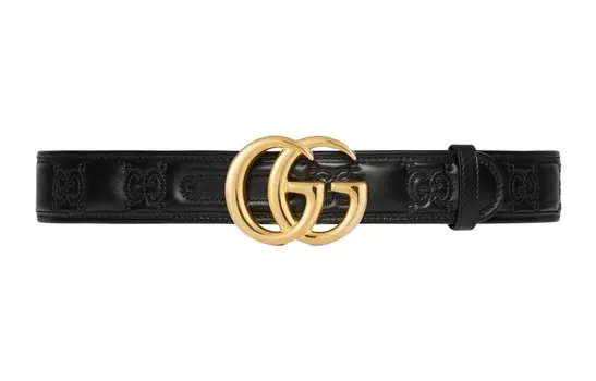 GUCCI Женский кожаный ремень, Black