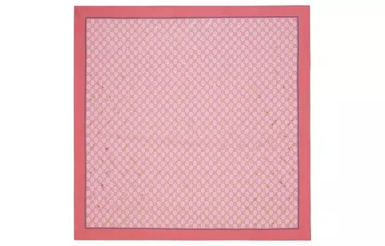 GUCCI Женский шелковый шарф, Pink