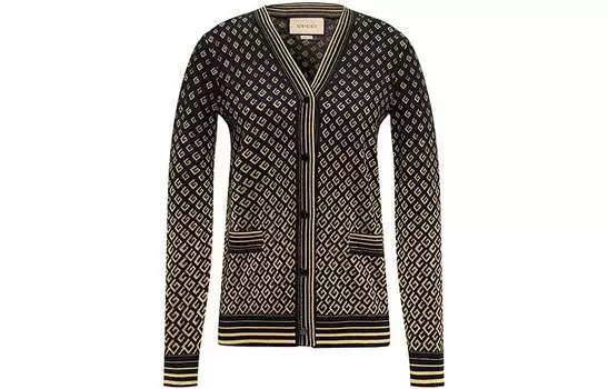 Свитер женский Gucci, черный / желтый