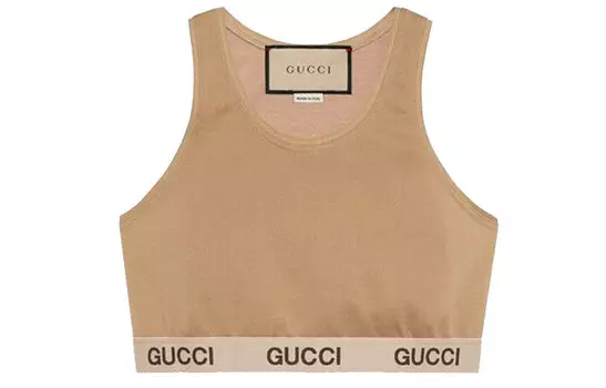 Топ женский Gucci x The North Face, коричневый