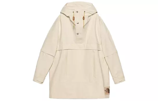 Женский тренч Gucci X The North Face, белый