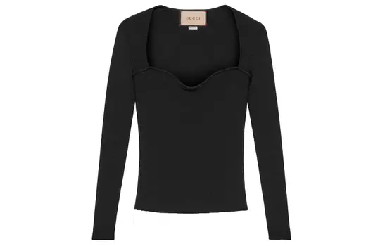 Лонгслив женский Gucci, черный