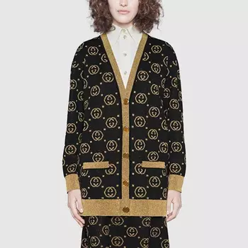 Свитер женский Gucci, черный / золотой