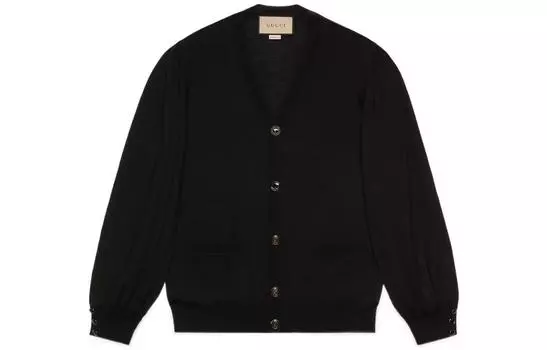 Кардиган женский Gucci Fine-knit, черный
