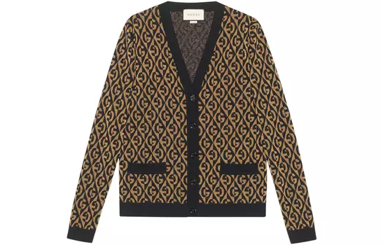 GUCCI Женский трикотаж, цвет Black/Gold