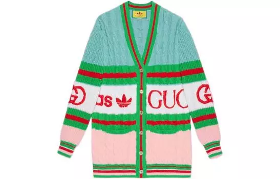 Кардиган женский Adidas x Gucci, зеленый