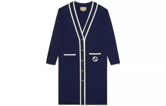 Кардиган женский Gucci, темно-синий
