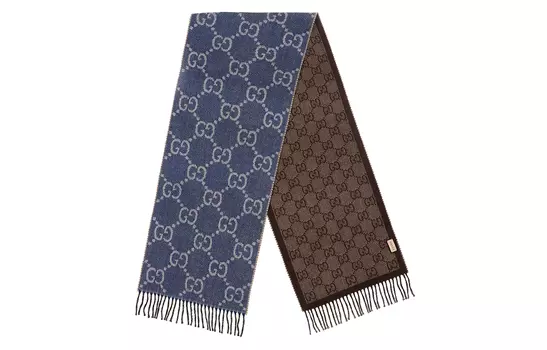 Женский шарф Gucci, синий