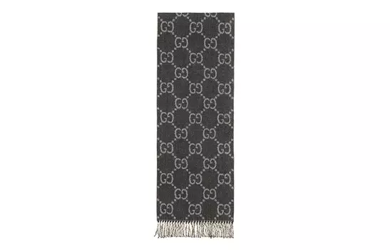 Шарф вязаный Gucci женский, бежевый