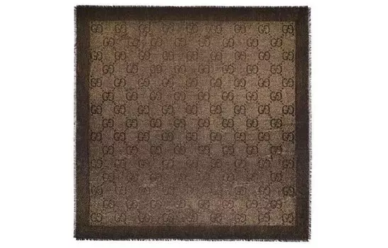 GUCCI Женский вязаный шарф, Brown