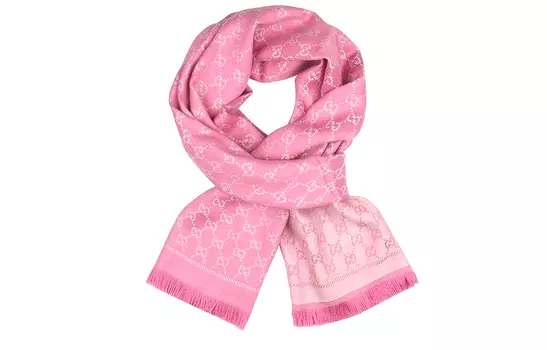 Шарф женский Gucci, розовый / светло-розовый
