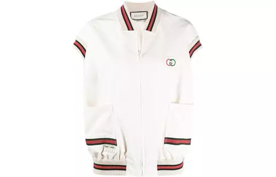 Жилет женский Gucci Web Detail, белый