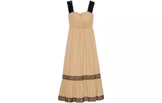 GUCCI Женское платье без рукавов, цвет Beige