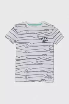 Guess Детская хлопковая футболка, белый
