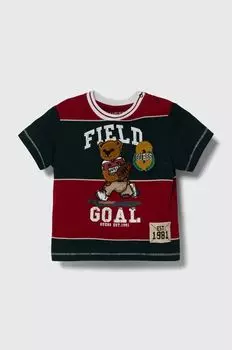 Guess Детская хлопковая футболка, красный