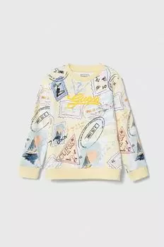 Guess Детская хлопковая толстовка, синий