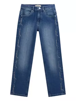 Guess детские джинсы прямого покроя guess kids, синий