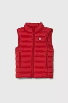 Guess Детский утепленный жилет, красный