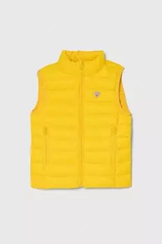 Guess Детский утепленный жилет, желтый