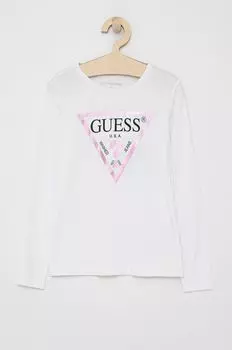 Guess Лонгслив для детей, белый