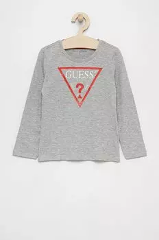 Guess Лонгслив для детей, серый