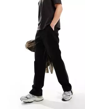 GUESS Originals – Черные брюки-карго унисекс