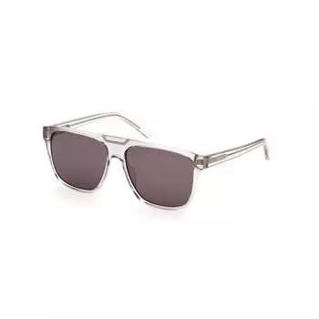 Guess прозрачные инжектированные мужские солнцезащитные очки, цвет transparent