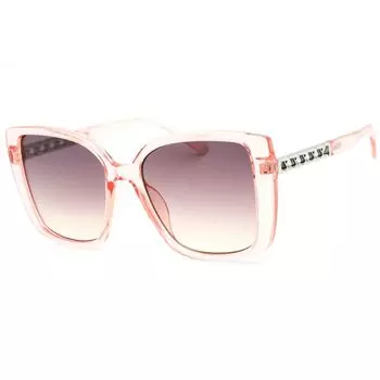 Guess прозрачные резиновые женские солнцезащитные очки, цвет transparent