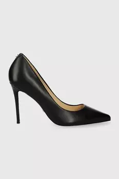 Guess SABALIA6 кожаные туфли на каблуке, черный