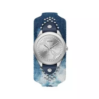 Guess Текстильные женские часы, коричневый