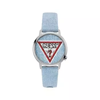 Guess Текстильные женские часы, синий