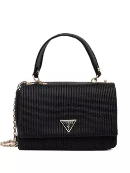 GUESS USA фактурная сумка через плечо, черный