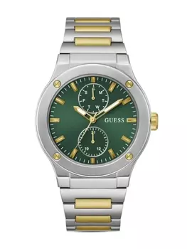 GUESS USA наручные часы Chronograph 45 мм, зеленый