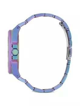 GUESS USA наручные часы Iridescent из переработанной стали 46 мм, черный